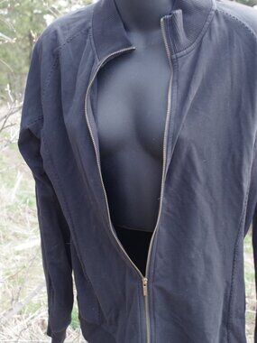 Black Ladies Athletic Jacket By TB